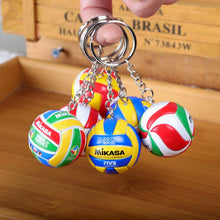 Load image into Gallery viewer, Volleyball Keychain