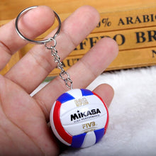Load image into Gallery viewer, Volleyball Keychain