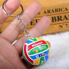 Load image into Gallery viewer, Volleyball Keychain