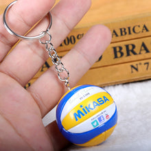 Load image into Gallery viewer, Volleyball Keychain