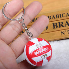 Load image into Gallery viewer, Volleyball Keychain